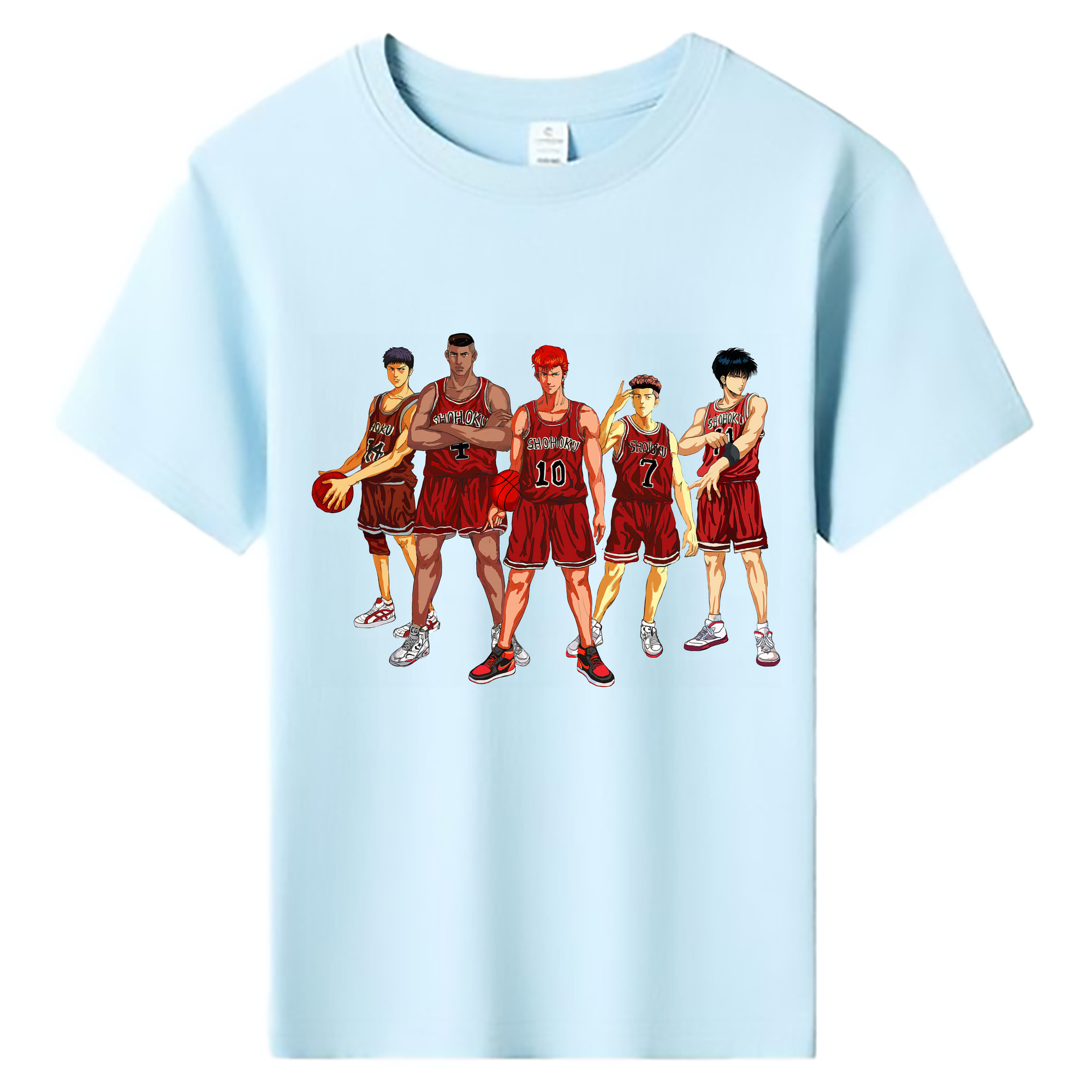 （画像用） SLAM DUNK／スラムダンク 綿100％キッズTシャツ（フロントプリント）